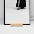 thumbnail image 3 of OUNONA Display Stand Full Length Mirror Stand Wood Light Yellow Sleek 1Set, 3 of 8