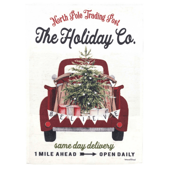 Magnolia Gardens M080177 13 x 18 in. The Holiday Company Truck Garden Flag