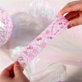 thumbnail image 4 of Rollo de pegatinas de Hello Kitty Sanrio Kuromi, accesorios hechos a mano, cinta de papel, pegamento de regalo, pegatina de estampado dorado con melodía, juguetes para niños, 1 caja, 4 of 5