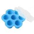 thumbnail image 1 of C-Mall Moule en Silicone pour Morsure d'Œuf Instantané – pour Pot Instantané et Autocuiseurs, Récipient Alimentaire Réutilisable avec Couvercle (Bleu), 1 of 1