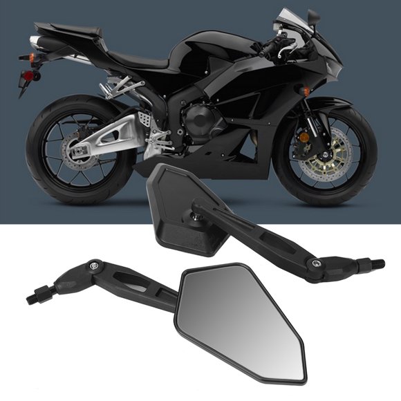 Rear View Mirrors, Handlebar Mount Motorcycle Rearview Mirror Convex for CBR600RR CBR1000RR CBR300R CBR250R CBR500R
