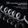thumbnail image 5 of 1.2mm Transparent PVC Plastic Covered Aluminum Wire 100FT Bendable Aluminum Craft Wire for Hair Bows Shaping Brim Hat and Other Crafts Project (3mm in Total Thickness), 5 of 9