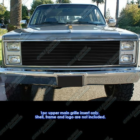 Gmc Pickup Billet Grilles - Fits Chevy Blazer/C/K Pickup/Suburban/GMC Jimmy Black Billet Grille Insert