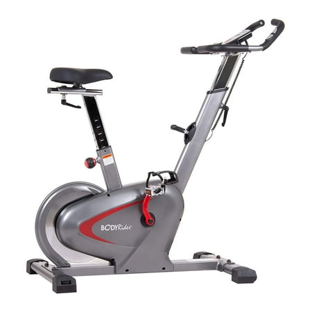 UPC: 0878932007424 | Body Rider BCY6000 Indoor Upright Bike with Curved-Crank Technology Rear Drive Flywheel 250 LBS Capacity