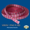 thumbnail image 2 of Country Brook Design® Spring Pink Plaid Lite Tape (1/2 Inch, 20 Yards), 2 of 6