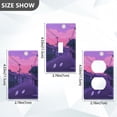 thumbnail image 7 of Yayeee Blank Wall Plate Cover 1-Gang 4.5"x2.7" Home Unused Decorative Outlet, White Cat Walking, 7 of 7