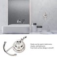thumbnail image 3 of Wall Decor Hanger, Easy To Install Space Saving Multifunctional Burr Free Wall Mounted Coat Hook Durable  for Bathroom Type A,Type B, 3 of 8