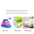 thumbnail image 4 of Garbage Bag Storage Organizer Holder Wall Hanging Plastic Storage Rack with Lid for Kitchen (Blue), 4 of 5