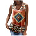 thumbnail image 1 of Chaleco estampado a la moda para mujer, camiseta holgada sin mangas con cuello redondo, blusa Pompotops lopia991053, 1 of 7