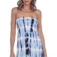 thumbnail image 2 of Raviya Women's Strapless Dress Swim Cover-Up  (S, Navy Multi), 2 of 3