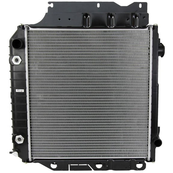 Radiator Assembly OEM Grade Compatible with 2003-2004 Jeep Wrangler 4.0L L6 Chrysler 55037653AB CH3010329 55037653AC Direct Fit Replacement Engine Cooling