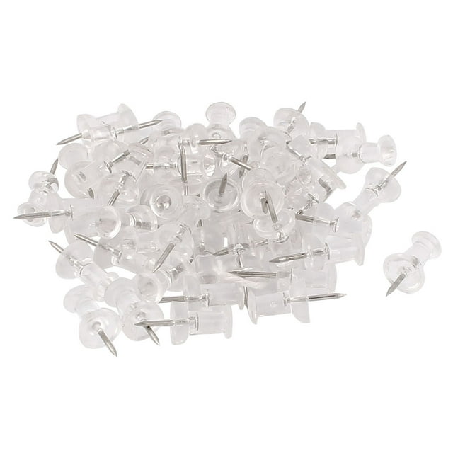 Unique Bargains Punaises Rondes en Plastique pour Maison et Bureau, 50 Pcs