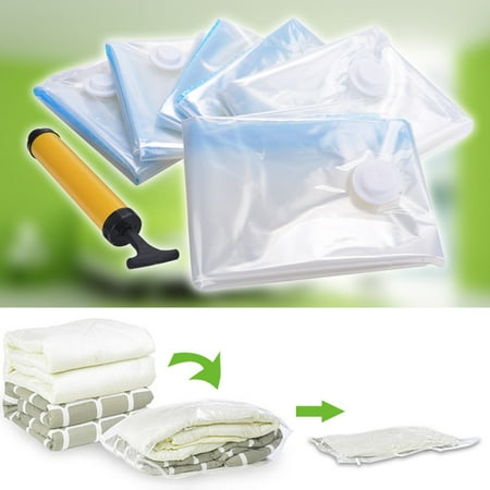 6 Pack Large Space Saver Bag Storage Bag Vacuum Seal Compressed Organizer