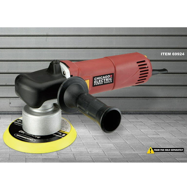 Chicago Electric Heavy Duty Dual Action Variable Speed Polisher Buffer  Sander 69924