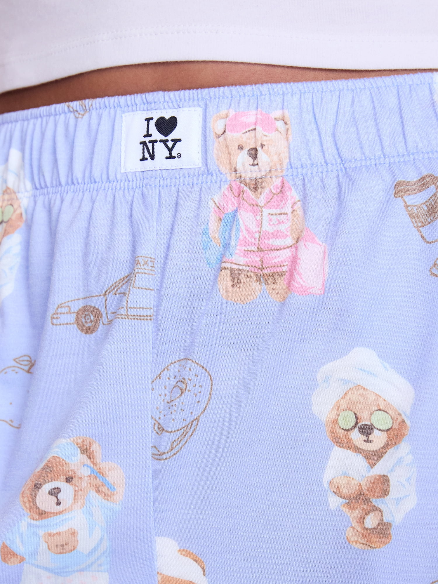 New York Women's Sleep Shorts from Grayson Social, 3" Inseam, 2-Pack, Sizes XS-3X