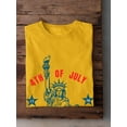 thumbnail image 3 of Happy 4Th July Statue T-Shirt Men -Image by Shutterstock, Male Medium, 3 of 4