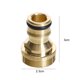 thumbnail image 5 of Adaptador De Grifo Adaptador de grifo de conexión rápida Adaptador de fregadero de latón macizo a manguera de jardín 1/2 Ndcxsfigh  Para estrenar, 5 of 5