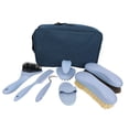 thumbnail image 1 of Cepillo de limpieza de 8 piezas, juego de aseo de caballos, herramientas portátiles de recorte de pezuñas, de mantenimiento, accesorios de baño de Azul, 1 of 8