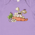 thumbnail image 4 of Inktastic Ladybugs and Bunny Rabbit with Carrot Boys Baby Bodysuit, 4 of 5