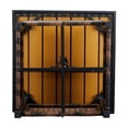thumbnail image 5 of Rattan-Style Outdoor Side Table with Umbrella Holder  Storage - Po Garden End Table in Brown, 5 of 23