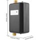thumbnail image 4 of Calentador de agua instantáneo eléctrico de 220 V, adecuado para convertir agua fría en agua caliente, temperatura de flujo de agua ajustable para cocina y baño, 4 of 4