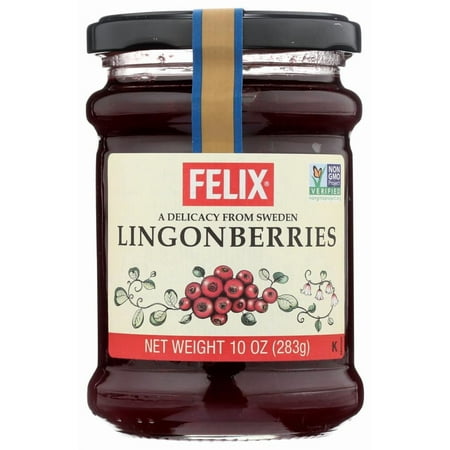 Felix Lingonberries - 10 Ounces MDA05 (Pack of 2)