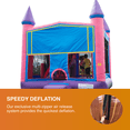thumbnail image 4 of JumpOrange Outdoor Princess Commercial Grade Inflatable Bounce House with Blower for Kids and Adults, 4 of 6