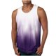 thumbnail image 5 of Tanques para Hombre para el Verano Solto Chaleco Impresión Deportivo Cuello Redondo, Casual, 5 of 8