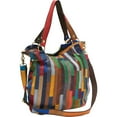 thumbnail image 4 of Multi-Colored Lloyd Leather Tote, 4 of 6