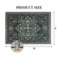 thumbnail image 6 of CHITOOMA 8'x10' Boho Area Rugs for Living Room, Machine Washable Floral Area Rug with Non-Slip Backing, Stain Resistant Non-Shed Carpet for Bedroom, Dining Room, Dorm, Office, 6 of 9