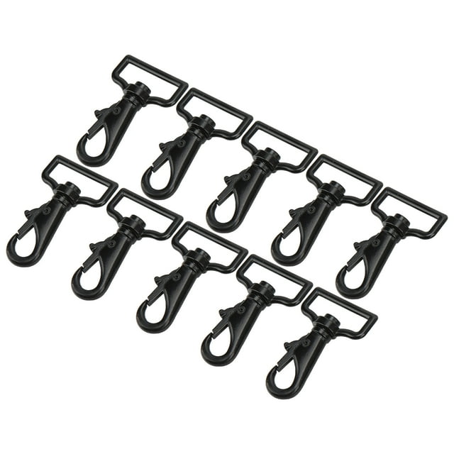 Mgaxyff 10Pcs Porte-Clés Crochet Matériau en Alliage Multifonction 360 Degrés Maximum de Flexibilité Clip Homard pour Sacs à Main Sacs Fourre-Tout, Crochet Porte-Clés de Rotation, Clip de Homard