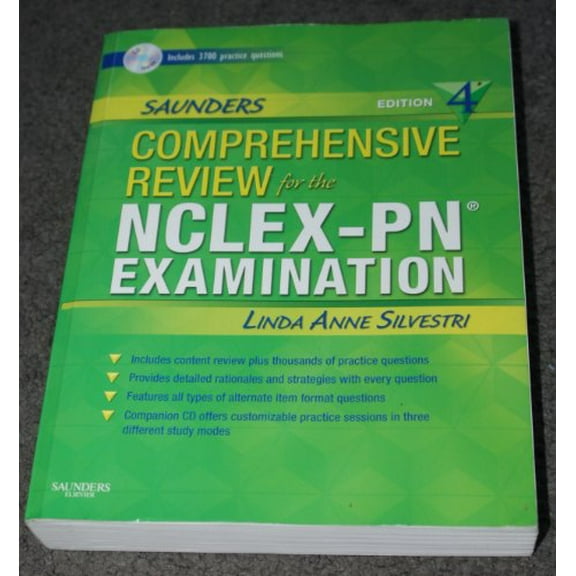 Pre-Owned Saunders Comprehensive Review for the NCLEX-PN Examination (Saunders Comprehensive Review for Nclex-Pn) (Paperback) 1416047301 9781416047308