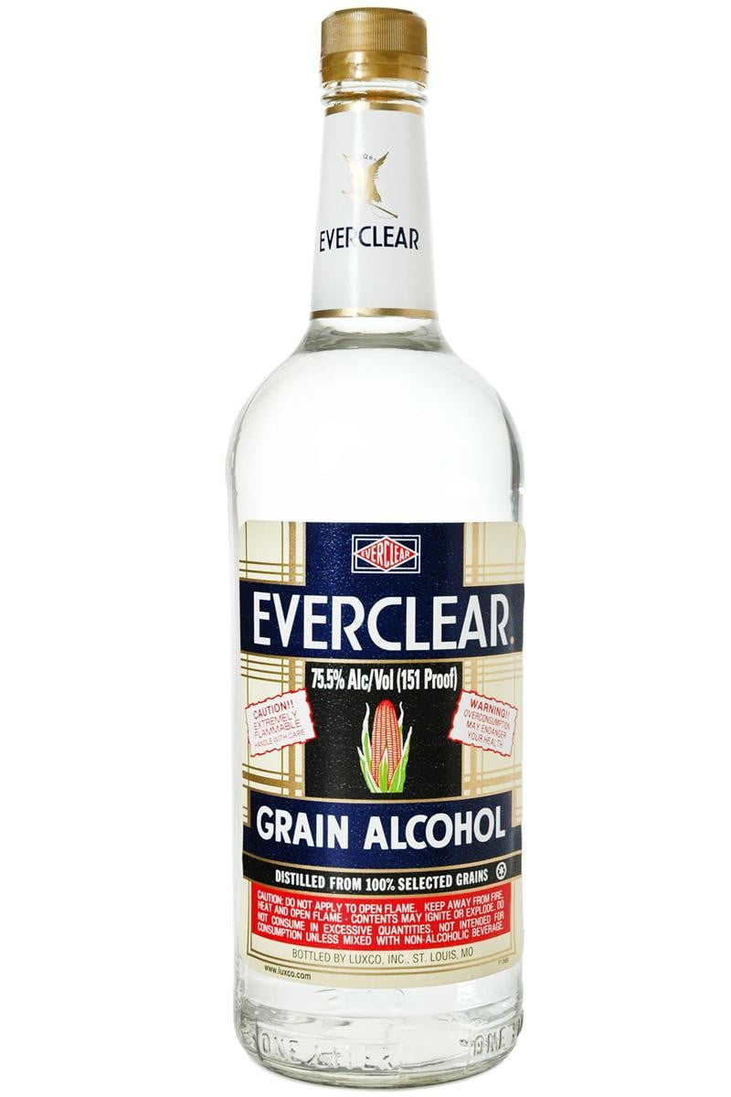 Everclear Grain Alcohol, 750 mL
