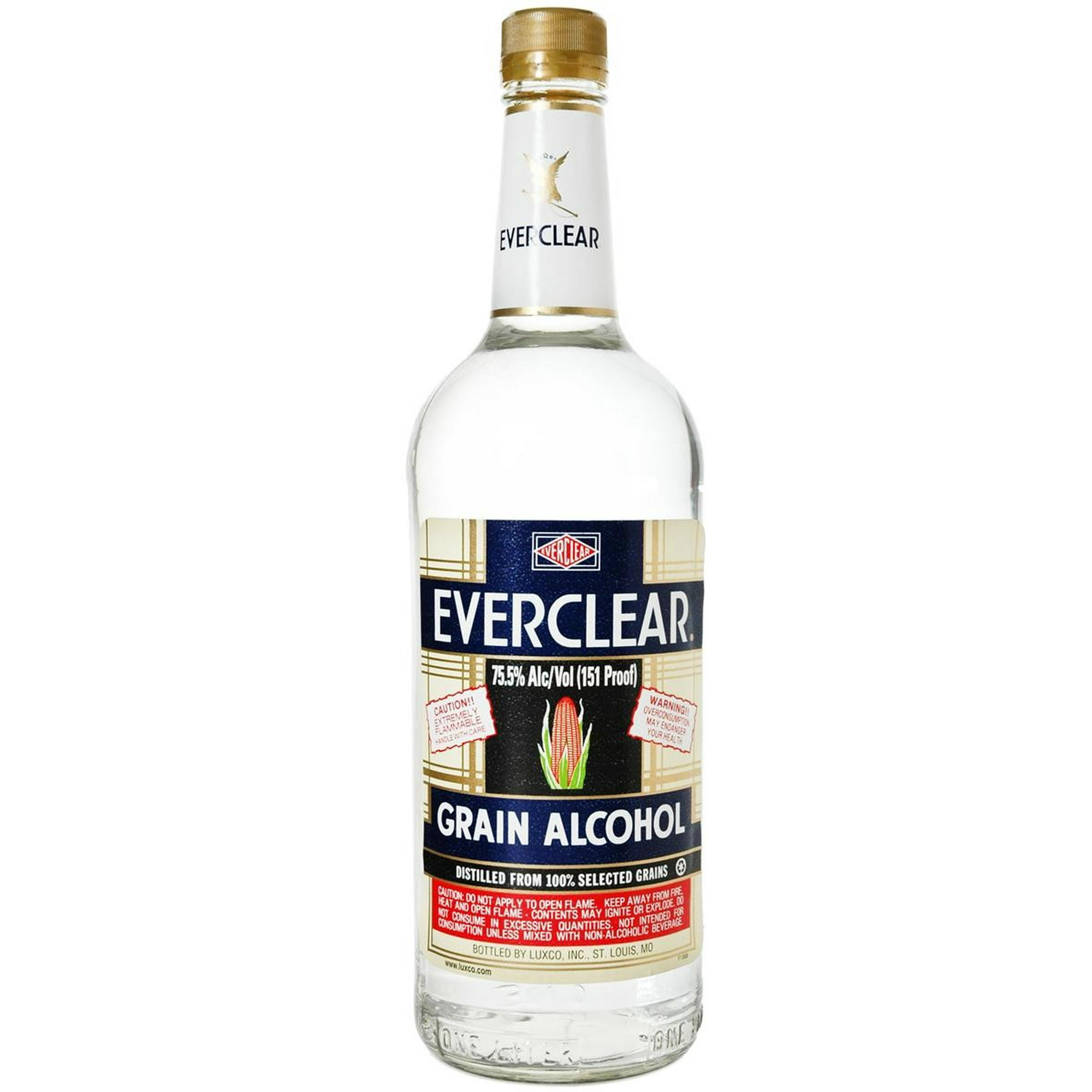 Everclear Grain Alcohol, 750 ml