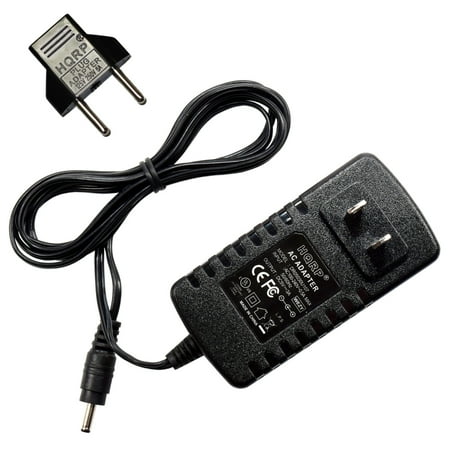 Dve Power Supply - HQRP AC Adapter for LaCie Rugged Hard Disk / Safe Mobile Hard Drive / Portable DVD +/-RW, Design by Sam Hecht, Power Supply Cord + HQRP Euro Plug Adapter