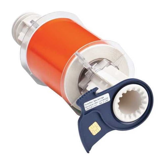 Brady Label Tape Cartridge, Orange, Labels/Roll: Continuous 13543