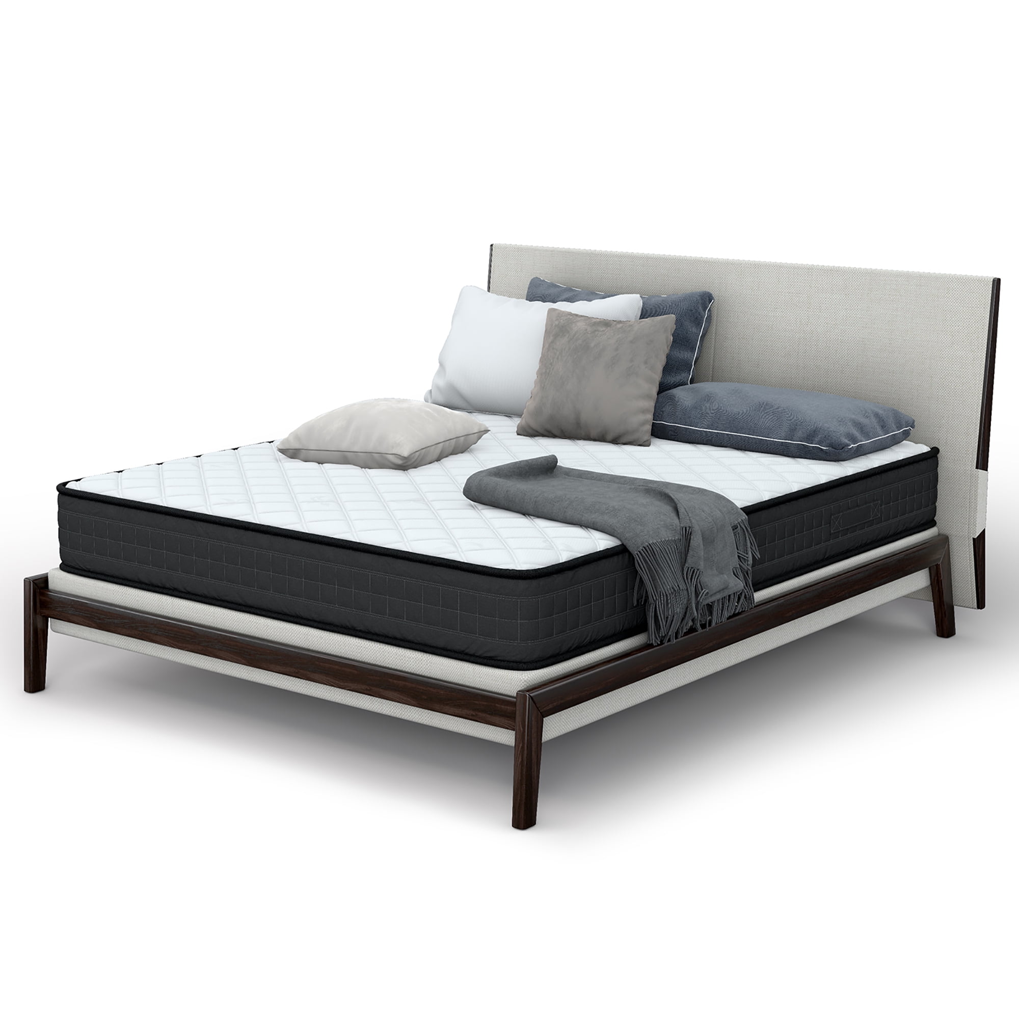 8'' Queen Size Memory Foam Bed Mattress Medium Firm Breathable Pressure Relieve