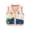 D511/Pink, variant on Afdoent Boys Sweater Vest Cute Knitted Sweater Vest Children Color Block Sleeveless Outerwear Casual Kids Clothes 6-7 Years