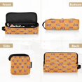 thumbnail image 5 of Hair Tool Organizer Bag with Heat Resistant Mat Removable Travel Storage Case for Hot Air Brushes Curling Irons Popcorn Pattern, 5 of 8