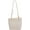 B-beige, variant on Kukuzhu Hobo Bag Women's PU Leather Shoulder Crossbody Bag Bucket Purse Handbag Large Totes Pleated Top Handle Bag