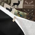 thumbnail image 3 of Castle Fairy Animal Duck Deer Duvet Cover Queen,Adventure Theme Camouflage Queen Bedding,Brown Tan Cream,Black Reversible,3-Piece,No Comforter,1 Duvet Cover and 2 Pillowcases, 3 of 5
