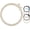 Beige, variant on 15 Inch Lace Steering Wheel Cover, Elegant Black Bow-Knot Car Steering Wheel Cover for Women, Non-Slip Universal Fit Soft Protective Interior Car Accessory (D-Shape Clear)