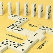 Mega Large 3 Dominoes Set for Adults and Kids – Dominoes Double 6 Classic Board Games – Double Six Dominoes Set with 28 Tiles and Gift Case, Juegos de Mesa (MEGA)