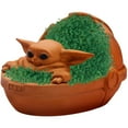 thumbnail image 2 of Caja negra Chia Pet Star Wars Mandalorian The Child con paquete de semillas, 2 of 4