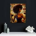 thumbnail image 4 of JEUXUS Black Queen Poster African American Wall Art for Living Room Black Girl Canvas Paintings Black Women Vintage Music Canvas Print Wall Decor for Living Room Retro Newspaper Fashion 16x20in, 4 of 4