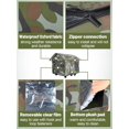 thumbnail image 5 of Large Outdoor Cat House - Waterproof Elevated Cat Shelters for Winter with Escape Door, Weatherproof Camouflage Insulated Feral Cat Cave Pet Nest for Keeping Warm, 5 of 8