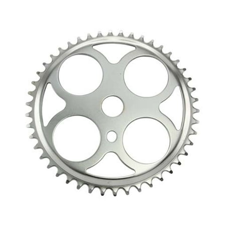 Sprocket W/4 Circles 46t 1/2 X 1/8 Chrome.bicycles  bikes  for lowriders  beach cruiser  strech bikes  limos  chopper cruiser price history on PriceWatchPro