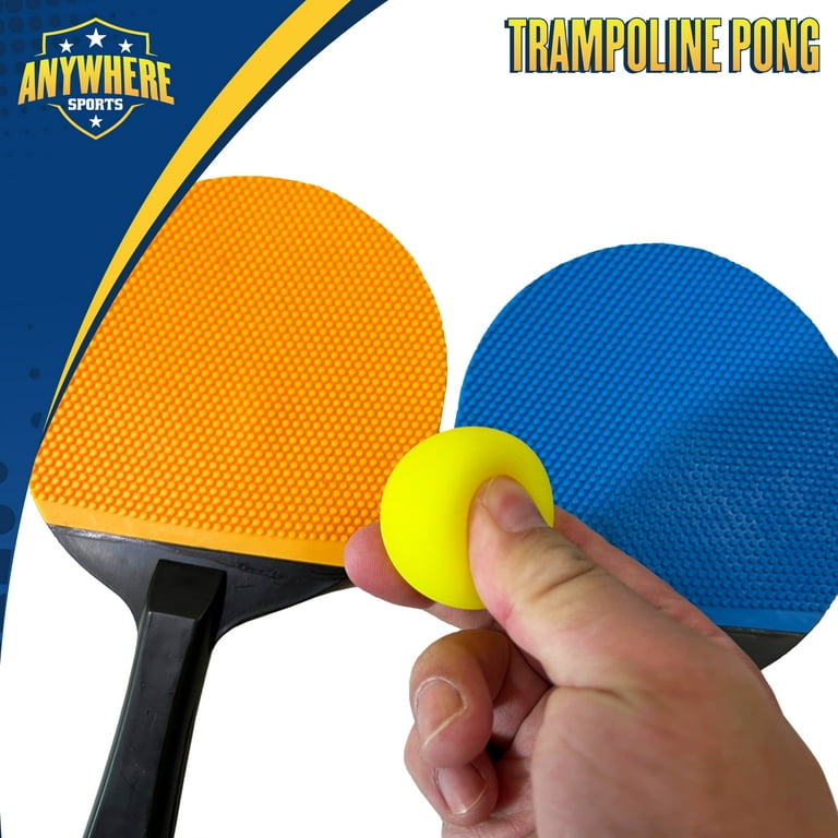  Anywhere Sports - Portable Trampoline Ping Pong Table Tennis  Game for Indoor or Outdoor Use, Includes Two Paddles, Six Balls, Storage  Bag, and Complete Table for Kids : Sports & Outdoors