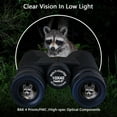 thumbnail image 3 of HOOTEK Binoculars for Adults, 10x42 Waterproof and Durable Binoculars with Multi-Coated Optics and Protective Rubber Armor, Binocular with Low Light Vision, Binoculars for Bird Watching, Hunting, 3 of 9
