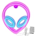 thumbnail image 1 of Letreros Neón LuminAlien04 VentDepot 2Pzas Rosa/Azul USB o 3 Pilas AA, 1 of 2